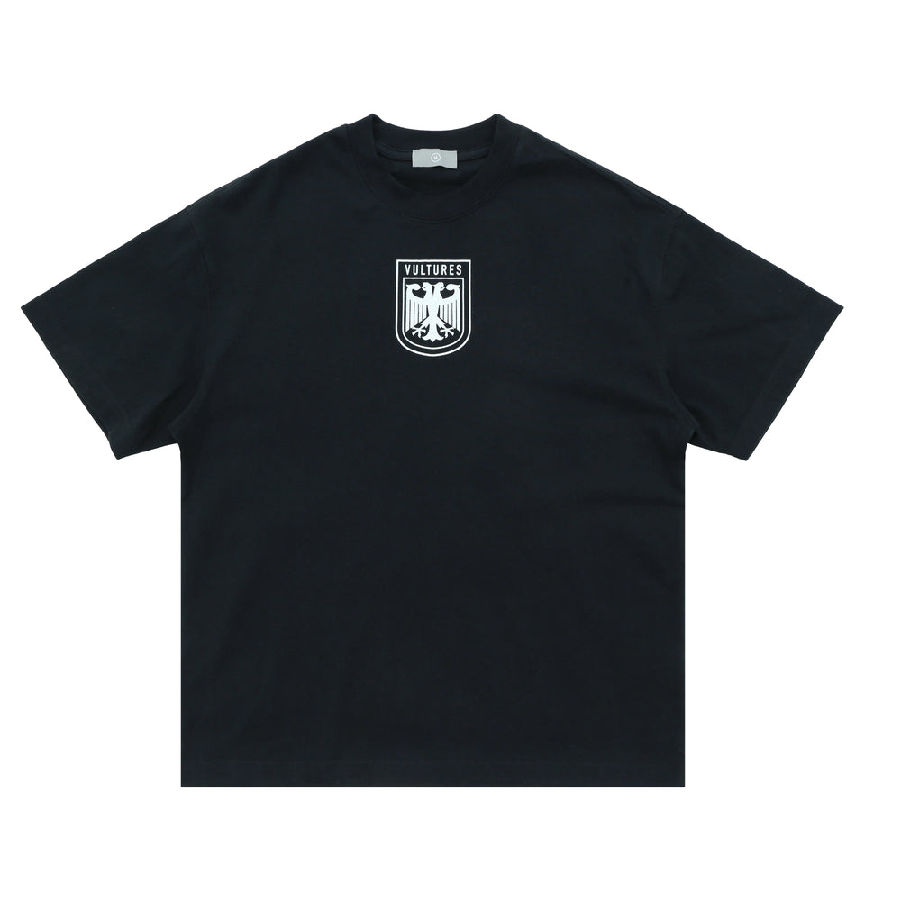 THUG CLUB KANYE minimalist logo double headed eagle print couple men's loose casual Kanye short sleeved T-shirt