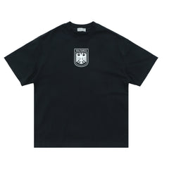 THUG CLUB KANYE minimalist logo double headed eagle print couple men's loose casual Kanye short sleeved T-shirt
