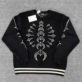 Thug Club 25SS trendy brand thug club new bag heart sand honeycomb knitted loose casual sweater trend