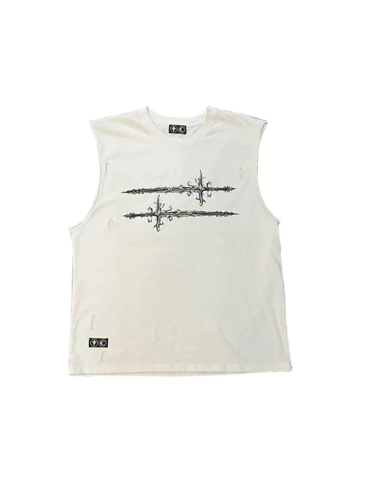 Thug Club Backless Top - White