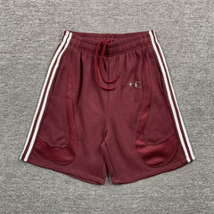 D3242 wine red shorts