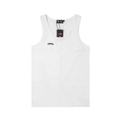 Thug Club European and American High Street Trendy Brand Summer Sports and Leisure Metal Star Moon Logo Sleeveless Tank Top Sweatshirt for Men