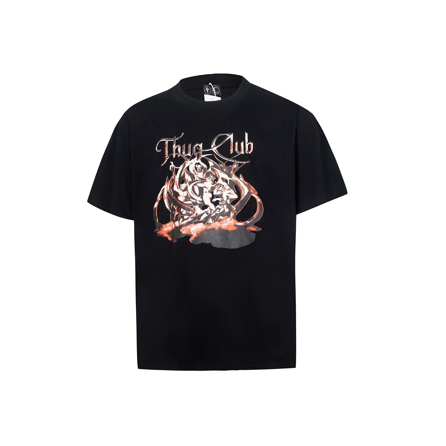 thug club新款2026夏季宽松休闲短袖上衣T恤男女美式潮流小众潮牌 (1)