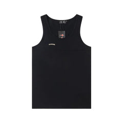 Thug Club European and American High Street Trendy Brand Summer Sports and Leisure Metal Star Moon Logo Sleeveless Tank Top Sweatshirt for Men